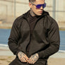 SikSilk - Black Full Zip Hoodie